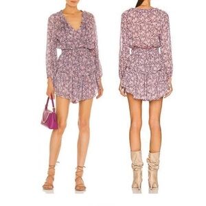 LoveShackFancy   Flower Pattern dress small bought  used No rips or stains